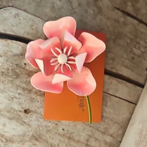 Pink Flower Brooch